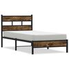 vidaXL Cama sem colch&atilde;o com cabeceira 90x200 cm carvalho sonoma