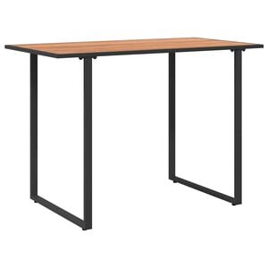 vidaXL Mesa de Jardim Castanho 100 x 55 x 70 cm madeira