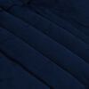 vidaXL Duvet de Ano Inteiro Azul Escuro 200 x 240 cm Microfibra
