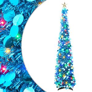vidaXL &Aacute;rvore de Natal LED pop-up com estrela no topo 120 cm 50 LED