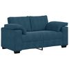 vidaXL Sof&aacute;-luvas 160x77x82 cm veludo azul