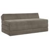 vidaXL Sof&aacute; Cama Dobr&aacute;vel Cinzento-claro 120 x 60 x 49 cm Tecido