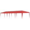 vidaXL Tenda de Festa Vermelho 1200 x 300 x 255 cm PE e A&ccedil;o