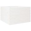 vidaXL Vaso/floreira de jardim 70x70x46 cm madeira pinho maci&ccedil;a branco