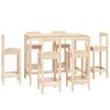 vidaXL 7 pcs conjunto de bar pinho maci&ccedil;o