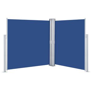 vidaXL Toldo lateral retr&aacute;til 140x600 cm azul