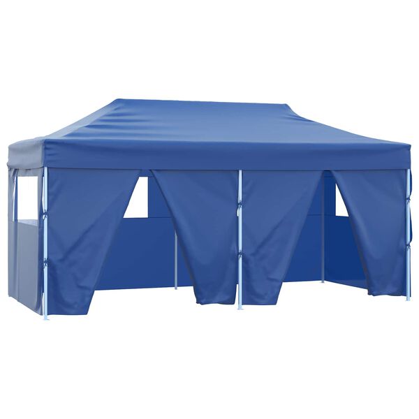 vidaXL Tenda de Festa Azul 291 x 580 x 315 cm Tecido Oxford