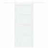 vidaXL Porta Deslizante ORKDAL Branco 93 x 211 cm