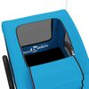 vidaXL Reboque bicicleta p/ animais tecido oxford/ferro azul