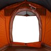 vidaXL Tenda de campismo cúpula p/ 1 pessoa impermeável cinza/laranja