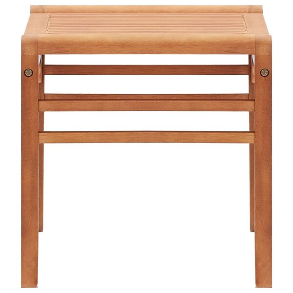 vidaXL Banco de jardim 64 cm madeira de eucalipto maci&ccedil;a