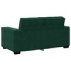 vidaXL Sof&aacute; de 2 lugares 160x78x84 cm veludo verde-escuro