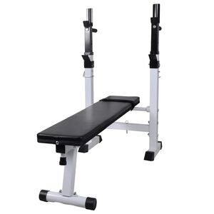 vidaXL Banco de muscula&ccedil;&atilde;o para exerc&iacute;cios de peso