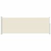 vidaXL Toldo lateral retr&aacute;til 160 x 500 cm cor creme