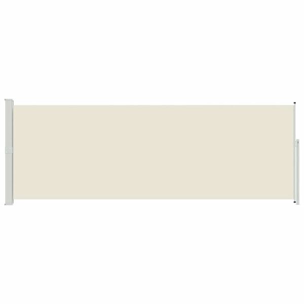 vidaXL Toldo lateral retr&aacute;til 160 x 500 cm cor creme