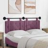 vidaXL Cabeceira Suspensa Roxo 150 x 55 x 5 cm Veludo