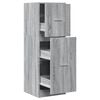 vidaXL Arm&aacute;rio botic&aacute;rio 40x41x118 cm deriv. madeira cinzento sonoma