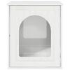 vidaXL Casa para Gatos Branco Brilhante 53 x 52 x 62 cm