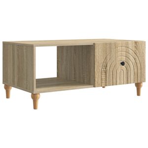 vidaXL Mesa de centro Carvalho Sonoma 90 x 50 x 40 cm