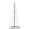 vidaXL &Aacute;rvore de Natal LED Branco quente 250 cm Ferro