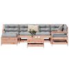 vidaXL 7 pcs conjunto sof&aacute;s jardim madeira abeto-de-douglas
