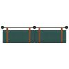 vidaXL Cabeceira Suspensa Liso Verde Escuro 210 x 55 x 5 cm PU Antigo