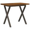 vidaXL Mesa de Jantar Quadrada 90 x 55 x 75 cm