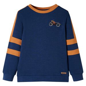 Sweatshirt para crian&ccedil;a azul-&iacute;ndigo 92