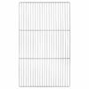 vidaXL Grelha para grelhar 67 x 40 cm A&ccedil;o inoxid&aacute;vel Prateado
