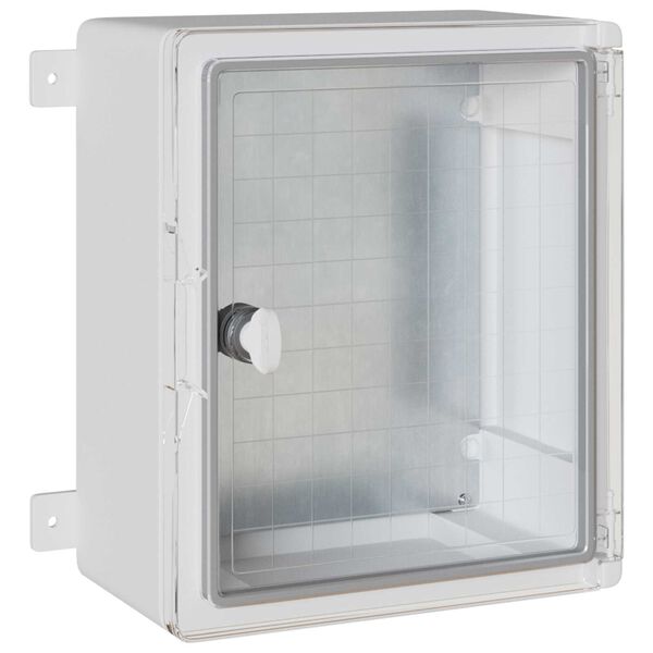 vidaXL Arm&aacute;rio de Controle Cinzeto 30 x 16,5 x 35 cm Pl&aacute;stico ABS