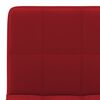 vidaXL Bancos de bar 2 pcs veludo vermelho tinto