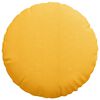 vidaXL Almofadas de Assento 2 pcs Amarelo Claro &Oslash; 50 cm