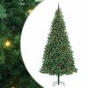 vidaXL &Aacute;rvore de Natal Artificial Verde 300 cm PVC, Metal e Pl&aacute;stico