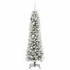 vidaXL &Aacute;rvore de Natal Artificial Branco 180 cm PVC, Metal e Pl&aacute;stico