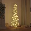 vidaXL &Aacute;rvore de Natal com 100 LEDs Branco quente 120 cm PET