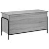 vidaXL Caixa de Armazenamento Sonoma cinzento 80 x 40 x 49,5 cm