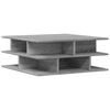 vidaXL Mesa de centro 70x70x29 cm derivados de madeira cinzento sonoma