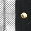 vidaXL Cortinas de porta anti-insetos magnéticas 2 pcs 230x160cm preto