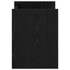 vidaXL Estante de Revistas Carvalho Preto 35 x 35 x 45 cm