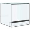 vidaXL Terr&aacute;rio com armazenamento Transparente 30 x 30 x 30 cm Vidro