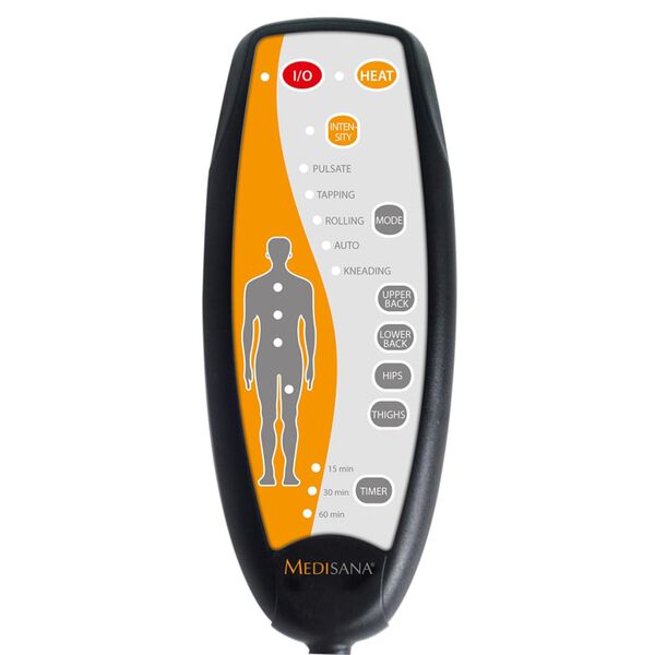 Medisana Capa de massagem vibratória para assento MCH 88935