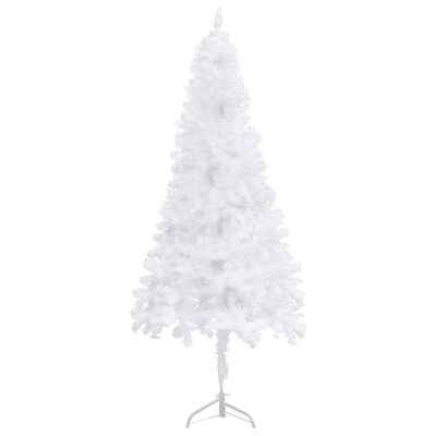 vidaXL Árvore de Natal artificial de canto 120 cm PVC branco