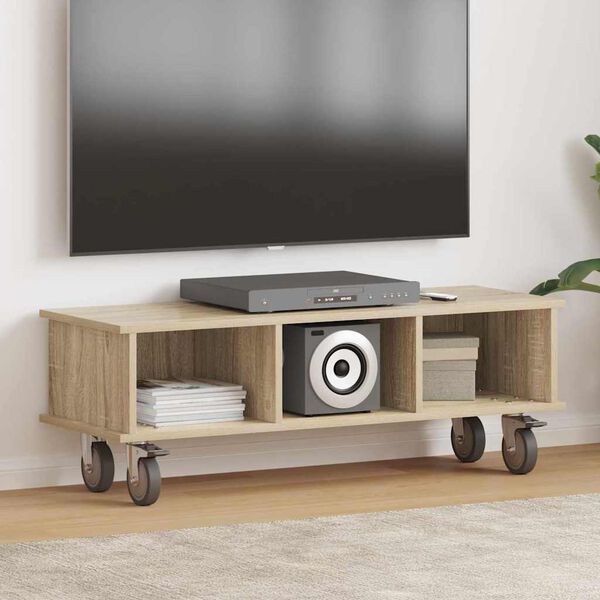 vidaXL Suporte para TV Carvalho Sonoma 100 x 35 x 35 cm