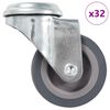 vidaXL 32 pcs rodas girat&oacute;rias com furo roscado 50 mm