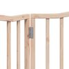 vidaXL Port&atilde;o para c&atilde;es dobr&aacute;vel 2 pain&eacute;is 160 cm madeira de &aacute;lamo