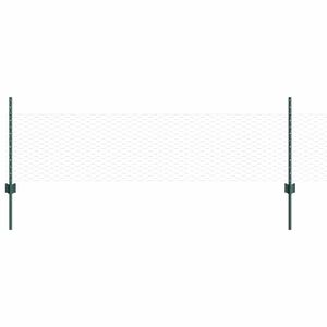 vidaXL Cerca de Arame Soldado 100 x 0,5 m (L x A) A&ccedil;o Revestido de PVC