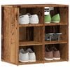 vidaXL Sapateiras 2 pcs madeira velha 52x30x50 cm