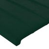vidaXL Estrutura de cama sem colch&atilde;o 80x200 cm veludo verde-escuro