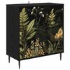 vidaXL Buffet RHENEN Carvalho Preto 69 x 33 x 76 cm