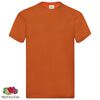 Fruit of the Loom T-shirts originais 5 pcs algod&atilde;o 3XL laranja